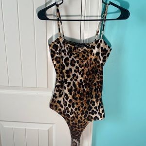 Velvet Cheetah print bodysuit